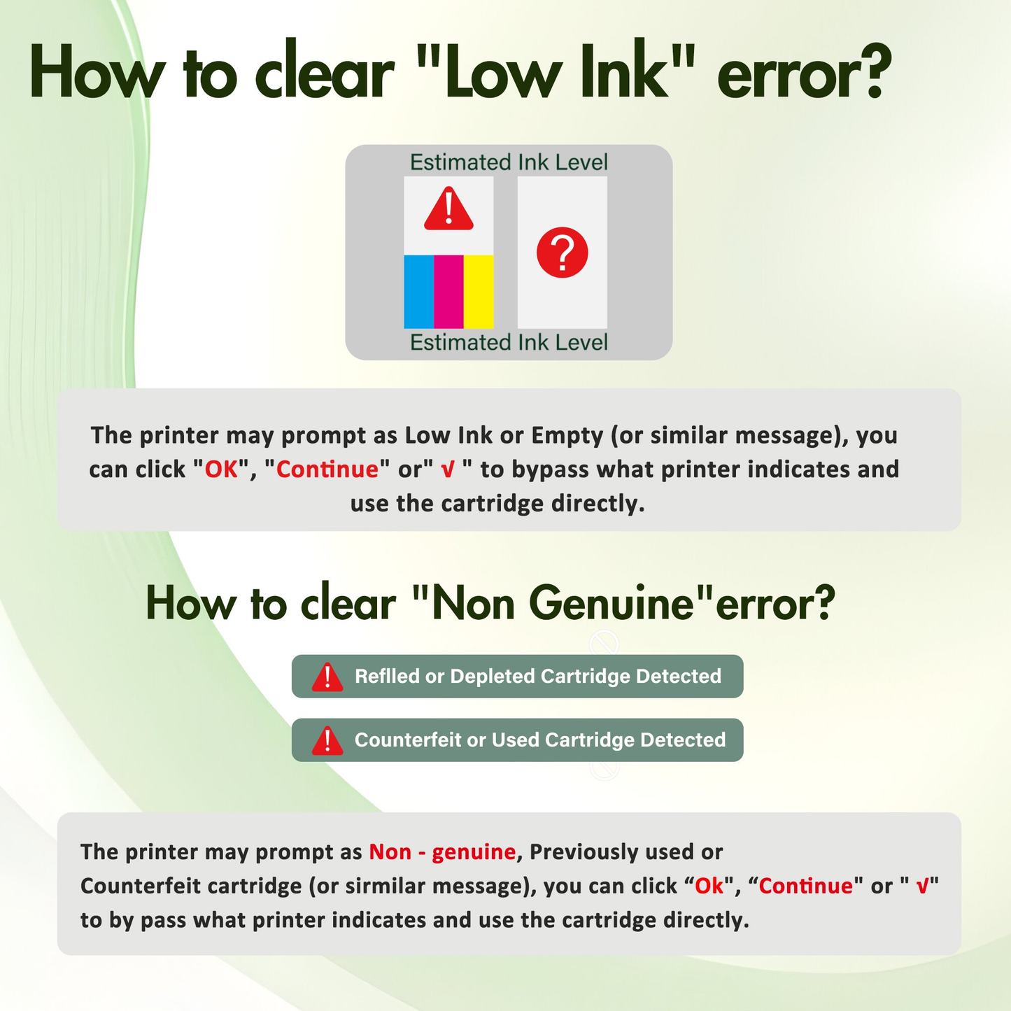 68XL Ink Cartridges HP Ink 68 68e High Yield Compatible with 6152e 6155e 6552e 6555e 6558e Printer(Black, Tri-Color)