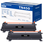 TN450 Toner Cartridge Compatible for Brother TN-450 TN420 HL-2270DW HL-2280DW MFC-7360N MFC-7860DW DCP-7065DN HL-2240 Printer (Black, 2-Pack)