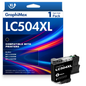LC504 XL Ink Cartridge Compatible for Brother LC 504 Ink Cartridge for Brother MFC-J1355DW MFC-J1365DW MFC-J1367DW Printers Printer (1 Pack,Black)