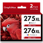 275XL Ink Cartridges for Canon Ink 275 and 276 for Pixma TS3522 TS3520 TS3500 TR4722 TR4720 TR4700 (Black, Tri-Color)