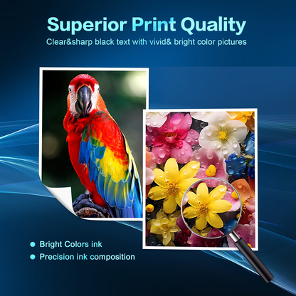 Compatible for HP 67XL Ink Cartridges 67 67XL Black and Color for 2755e 2755 4155 2722 2723 2724 2725 2732 Envy 6055 6455 6458 6475 Printer Ink (3 Pack, 2 x Black, Tri-color)