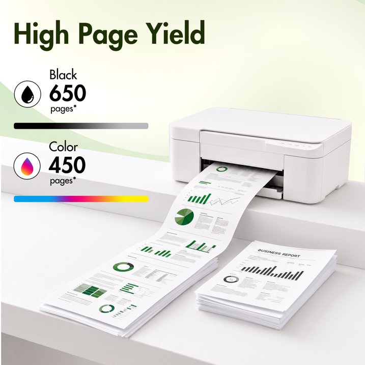 68 Color Ink Cartridge for HP Ink 68 Tri-Color Compatible with Envy 6152e 6155e 6552e 6555e 6558e Printer