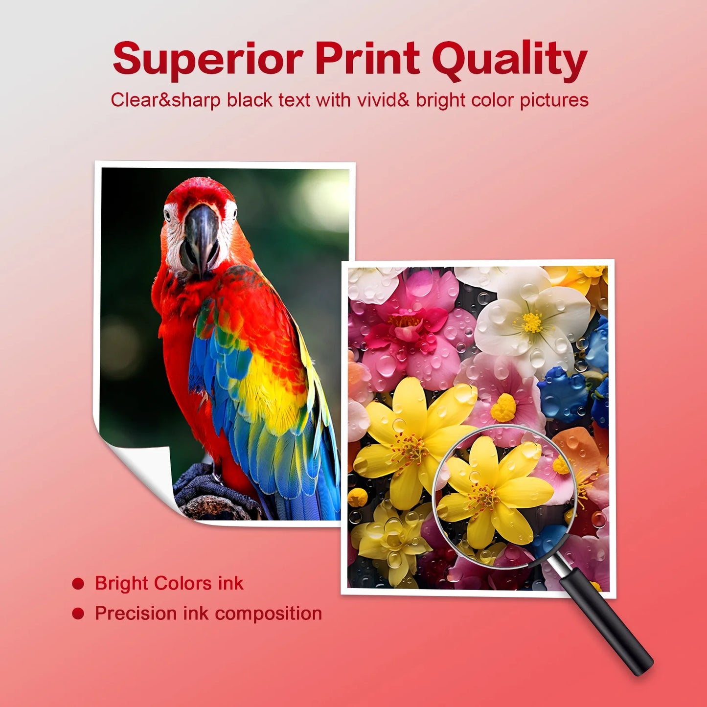 275XL Ink Cartridges for Canon Ink 275 and 276 for Pixma TS3522 TS3520 TS3500 TR4722 TR4720 TR4700 (Black, Tri-Color)