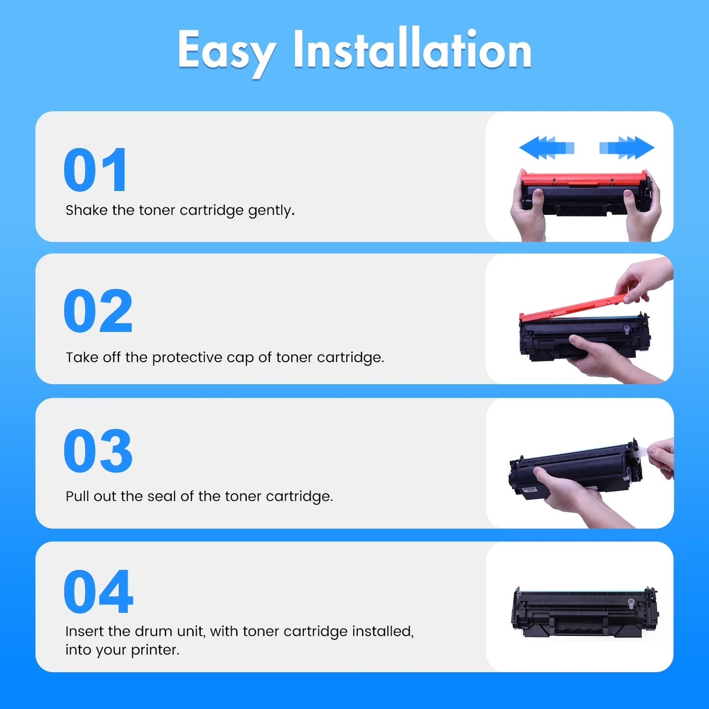 TN830 Toner Cartridges TN 830XL 2 Pack Compatible for Brother HL-L2460DW HL-L2465DW DCP-L2640DW TN-830 TN830XL with Chip use for MFC-L2820DW Laser Printers (Black,high Yield)