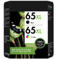 65XL Ink Cartridges Compatible for HP 65 Ink Cartridges Laserjet 3755 3772 Envy 5052 5058 5055 DeskJet 2622 2624 2652 2655 (2 Pack)