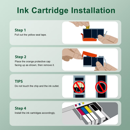 Compatible for HP 923 923e Ink Cartridge WITH Chip 923 923e 923XL OfficeJet Pro 8130 8135e 8138e 8139e 8120 8122e OfficeJet 8124e 8125e 8132e 8134e Printer Black Cyan Magenta Yellow (4-Pack)