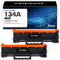 134A W1340A 2-Pack Toner Cartridge (with Chip) Compatible for 134A W1340A 134X W1340X Toner for LaserJet M209dw MFP M234dw M234sdn M234sdw Printer Ink Black