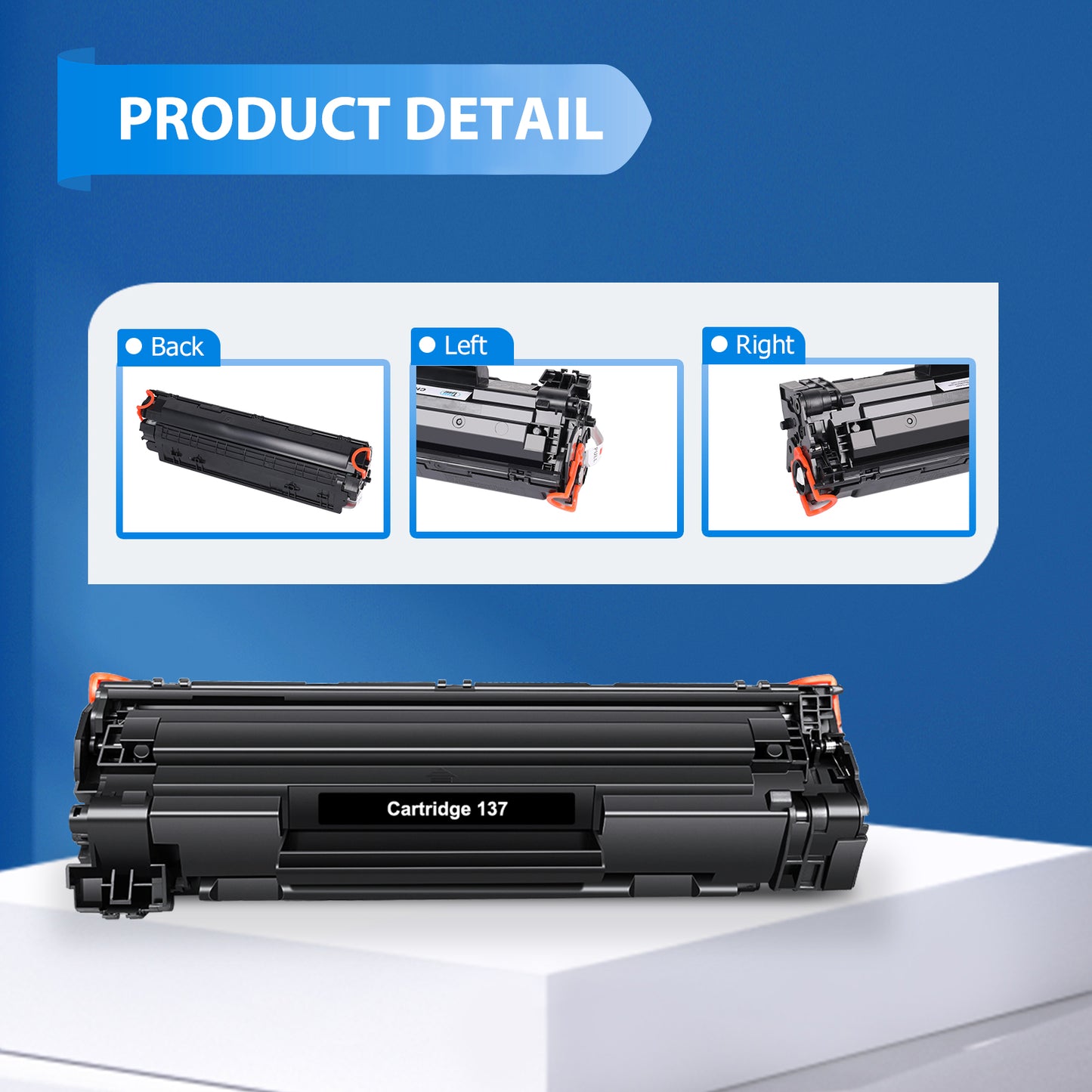 GraphiMax 137 Toner Cartridges for Canon 137 CRG137 for Canon imageCLASS MF230 MF242dw MF244dw MF232dw MF236n MF247dw Printer (2 Black)